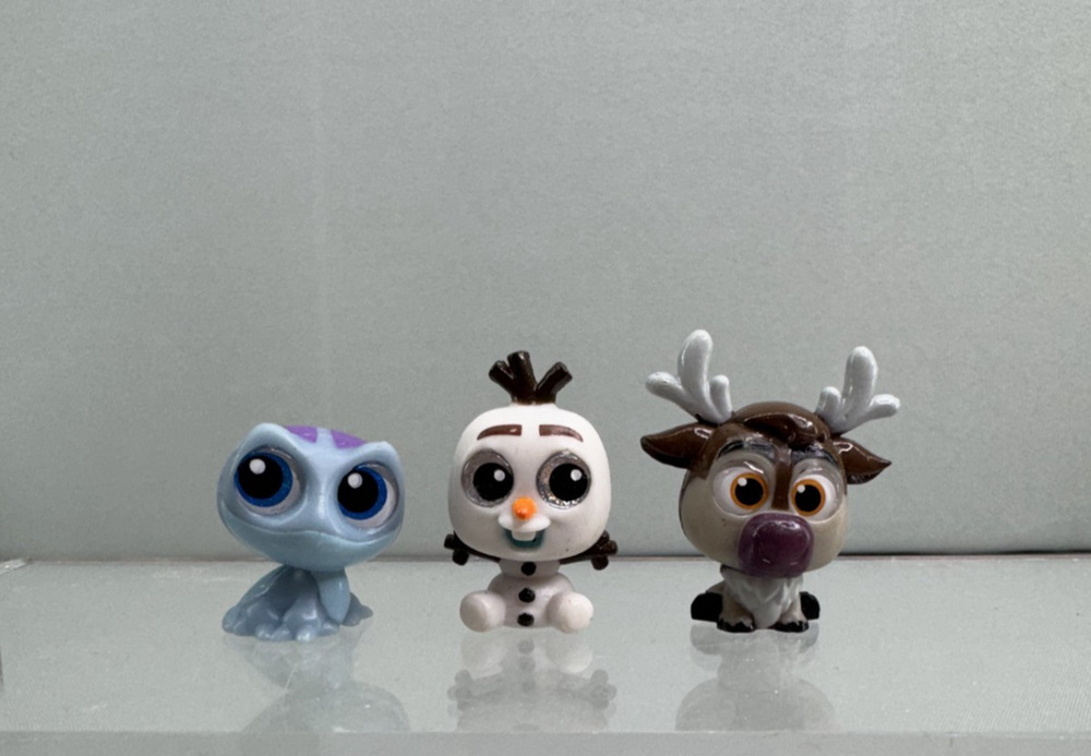 Disney Doorables Series 4 Frozen Sven Ultra Rare Olaf Fire Spirit Lot of 3